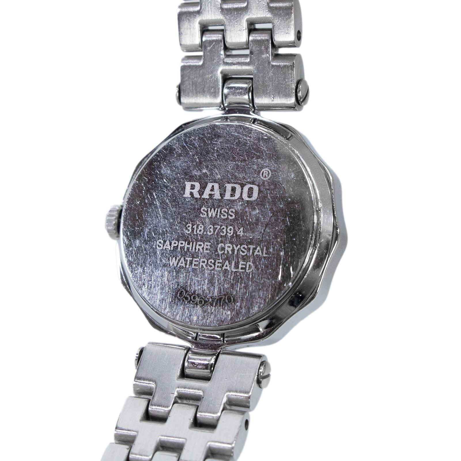 稼働品 送料無料 ラドー 腕時計 電池式 クォーツ 3針 レディース