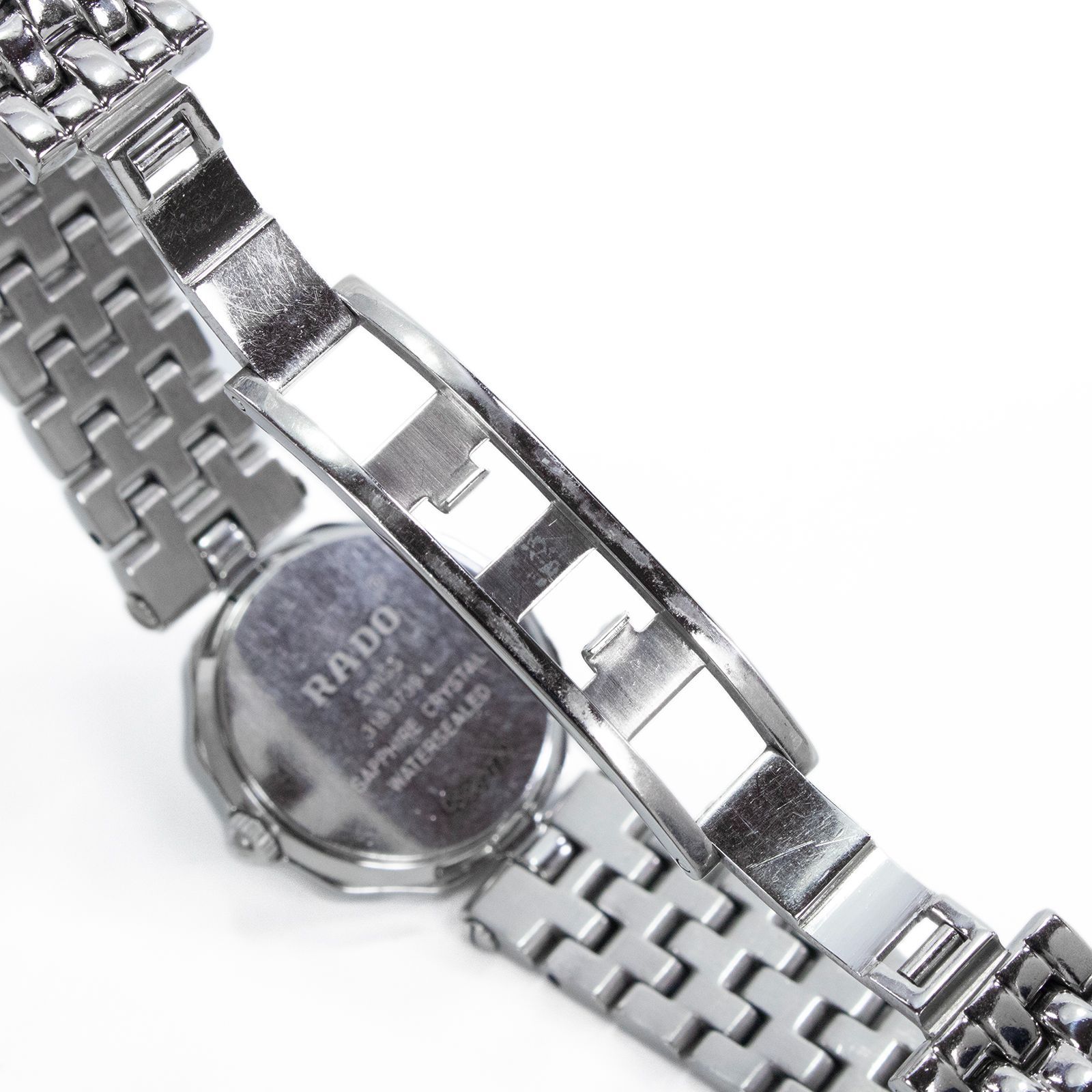 稼働品 送料無料 ラドー 腕時計 電池式 クォーツ 3針 レディース