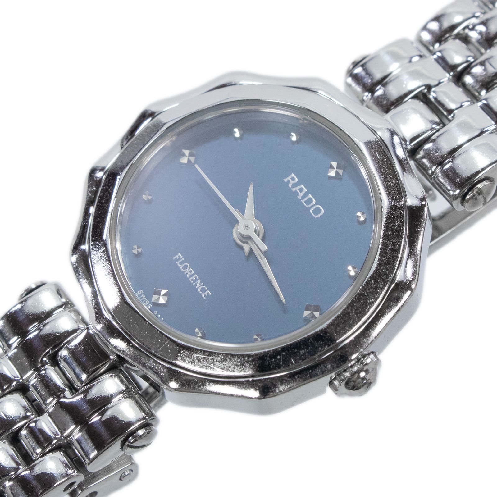 稼働品 送料無料 ラドー 腕時計 電池式 クォーツ 3針 レディース