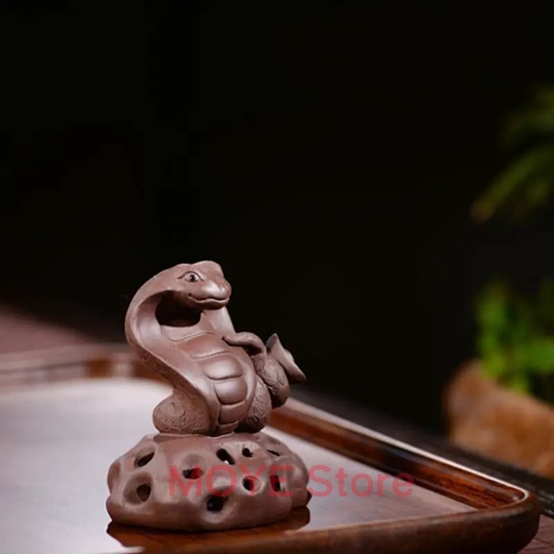 蛇 ヘビ 巳年 干支 置物 オブジェ 干支グッズ セラミック 土器