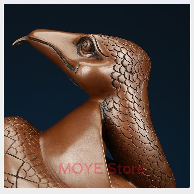 蛇 巳年 グッズ 干支 ヘビ アンティーク調 銅製 置物 オブジェ 開運