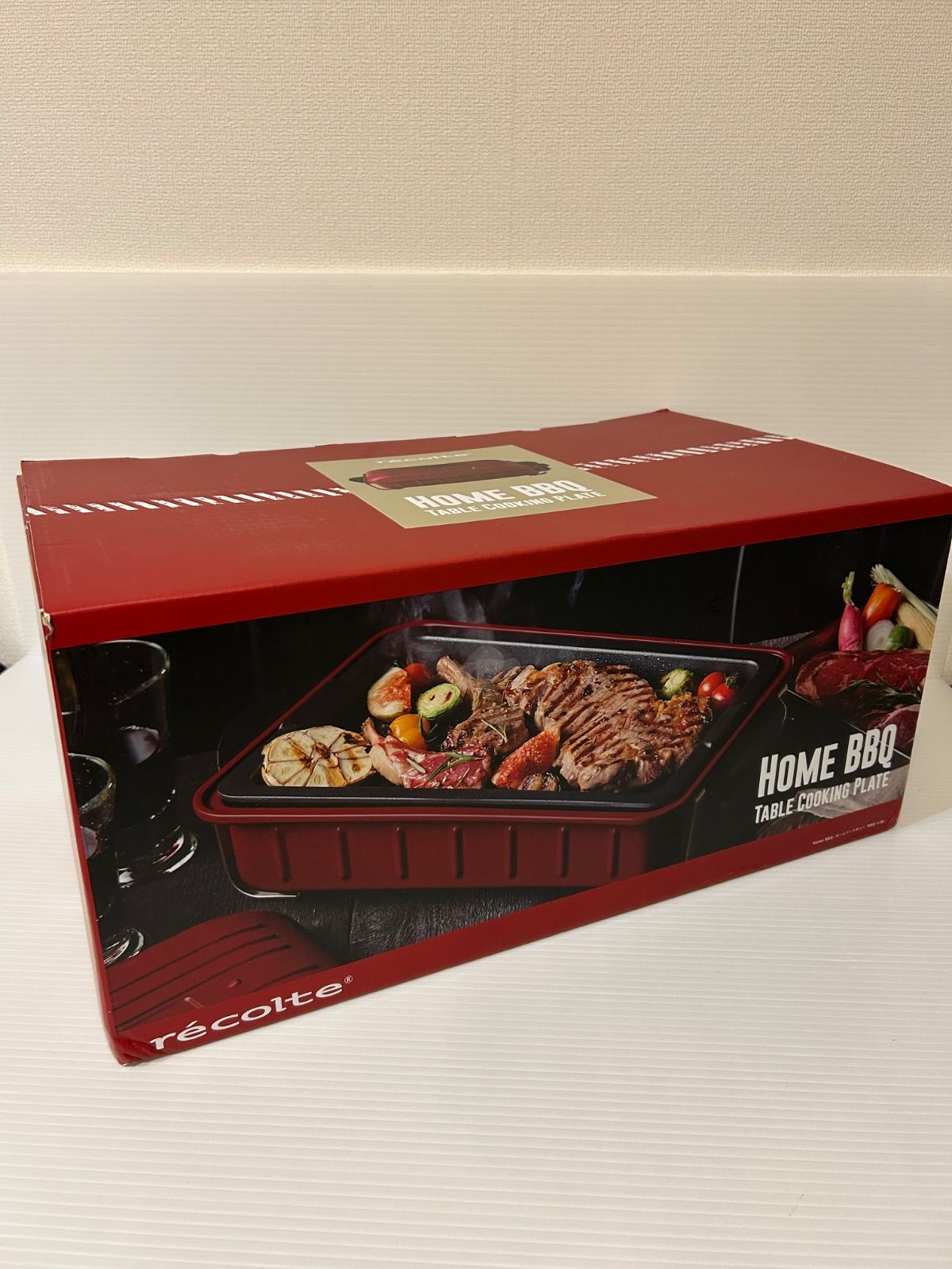 新品・未開封】レコルト récolte HOME BBQ TABLE COOKING PLATE 3点