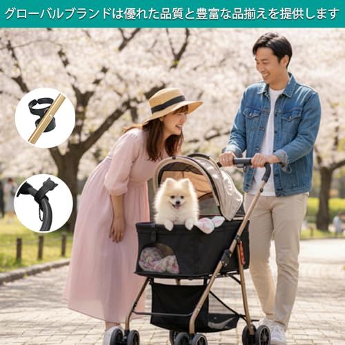 MILA&LOUIS ペットカート 多頭の小型犬&猫 中型犬一匹用 犬 カート