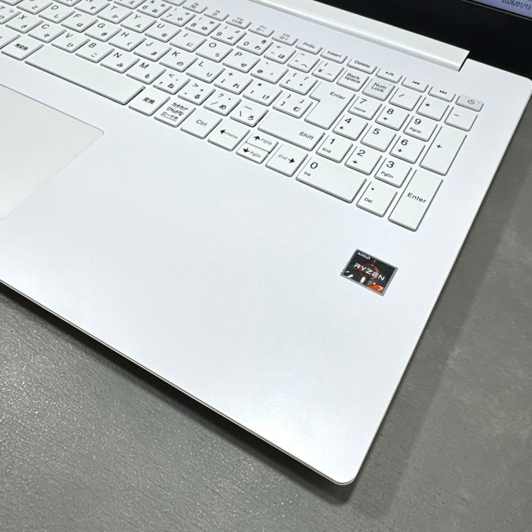 高性能】NECLavieプレミアムホワイト☘Ryzen7☘SSD512GB - メルカリ