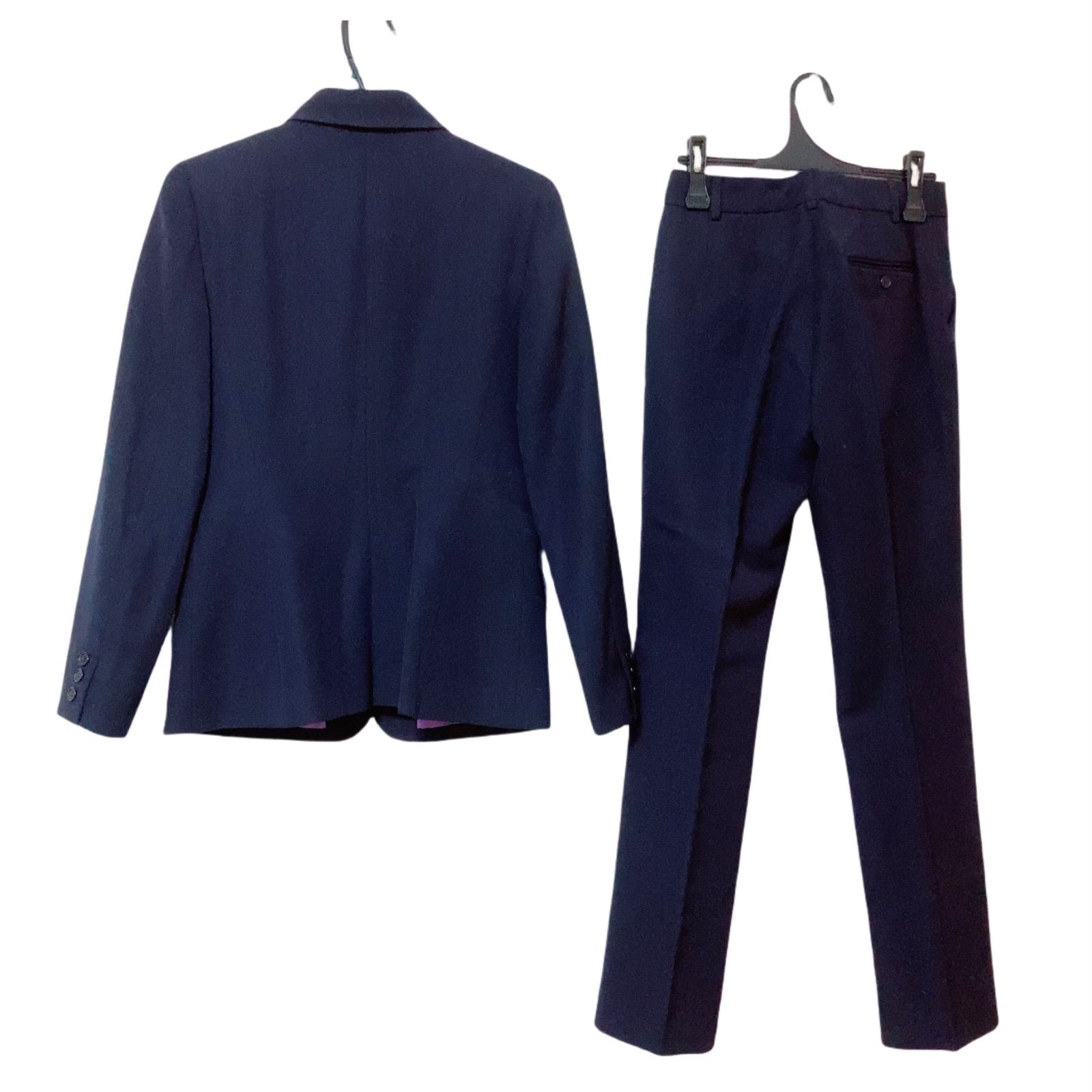 PS Paul Smith ネイビー パンツスーツ上下 RE332 【美品】PS Paul Smith ピーエスポールスミス パンツスーツ