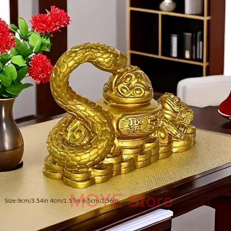 巳年　蛇の置物　オブジェ 蛇 巳 ヘビ 置物 オブジェ 十二生肖 風水 蛇年 守護本命年 金運アップ