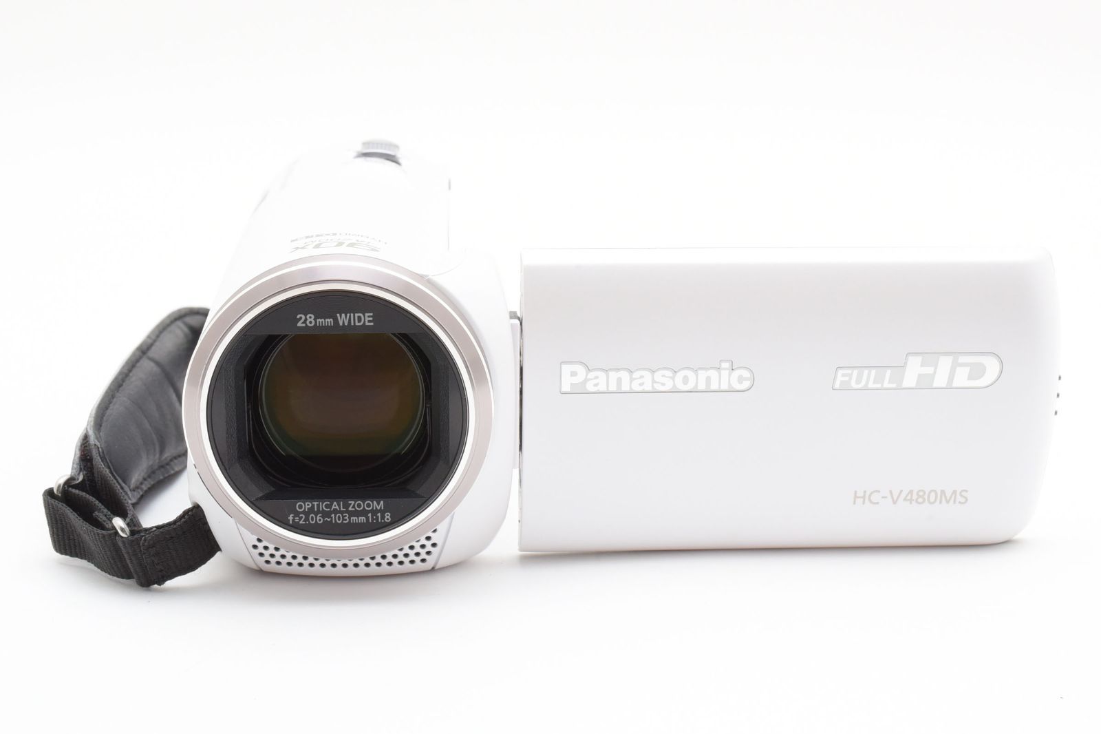 返品保証】☆極上美品☆ Panasonic パナソニック HC-V480MS ホワイト