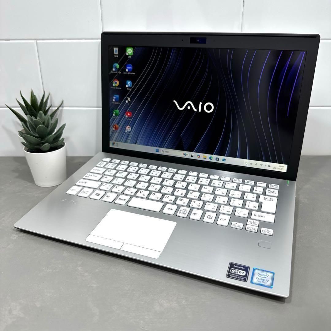 【高性能】VaioS11ホワイト☘7世代corei7☘新品NVMe512GB 高性能】VaioS11ホワイト☘7世代corei7☘新品NVMe512GB - メルカリ
