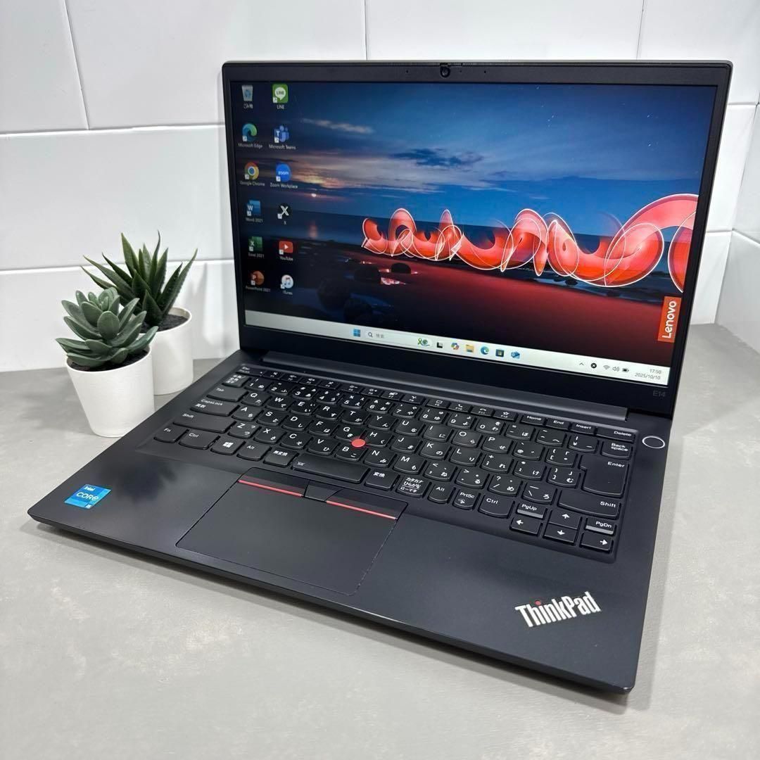 【高性能】Thinkpad E14Gen2☘11世代i5☘️NVMe512GB 高性能】Thinkpad E14Gen2☘11世代i5☘️NVMe512GB レノボ、第11世代