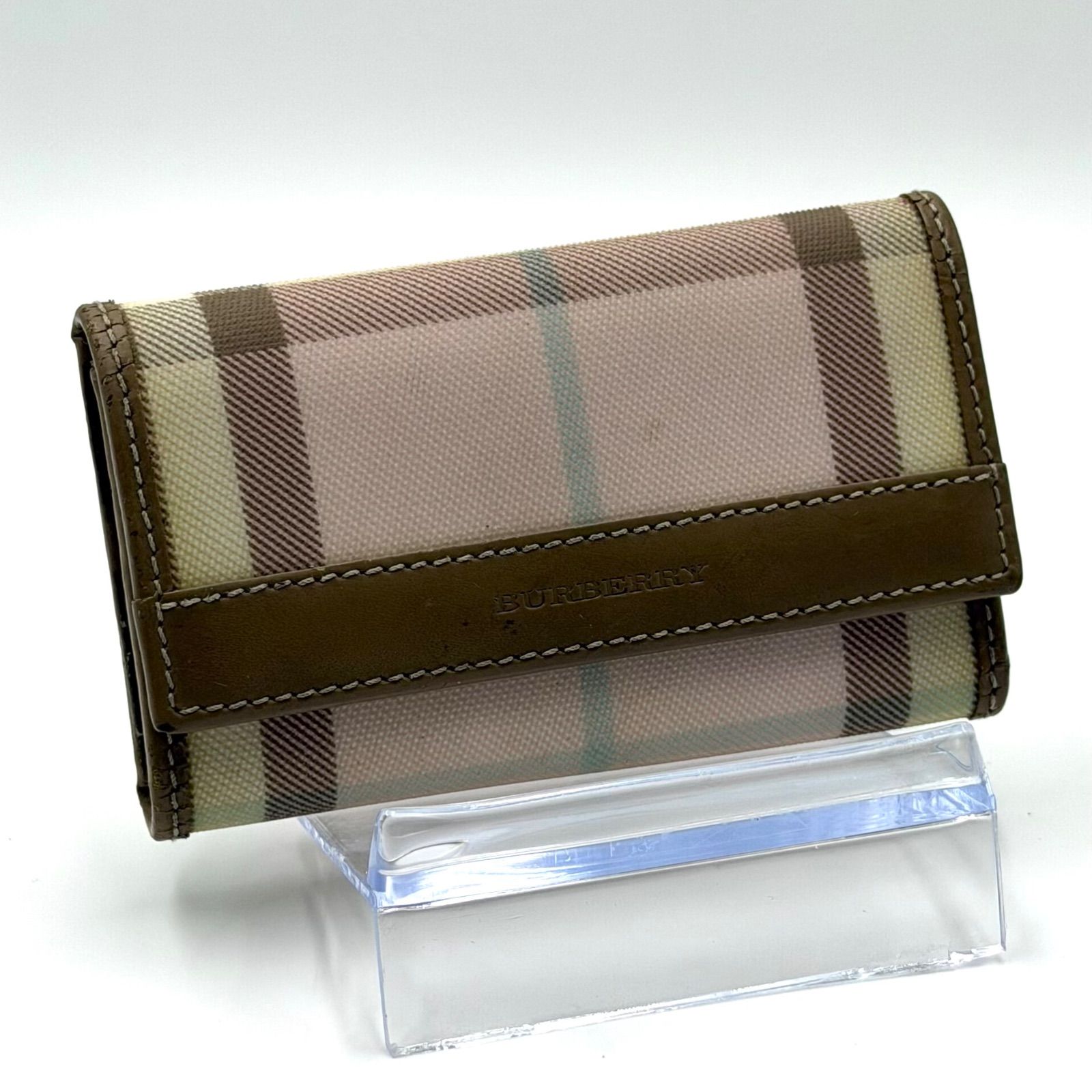 バーバリー BURBERRY ロンドン ノバチェック キーケース6連 コンパクト