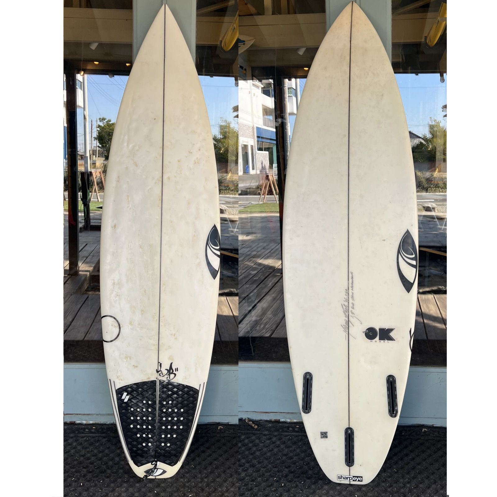 シャープアイサーフボードOKAY長さ5'9幅18.31厚み5.56厚さ23.5L