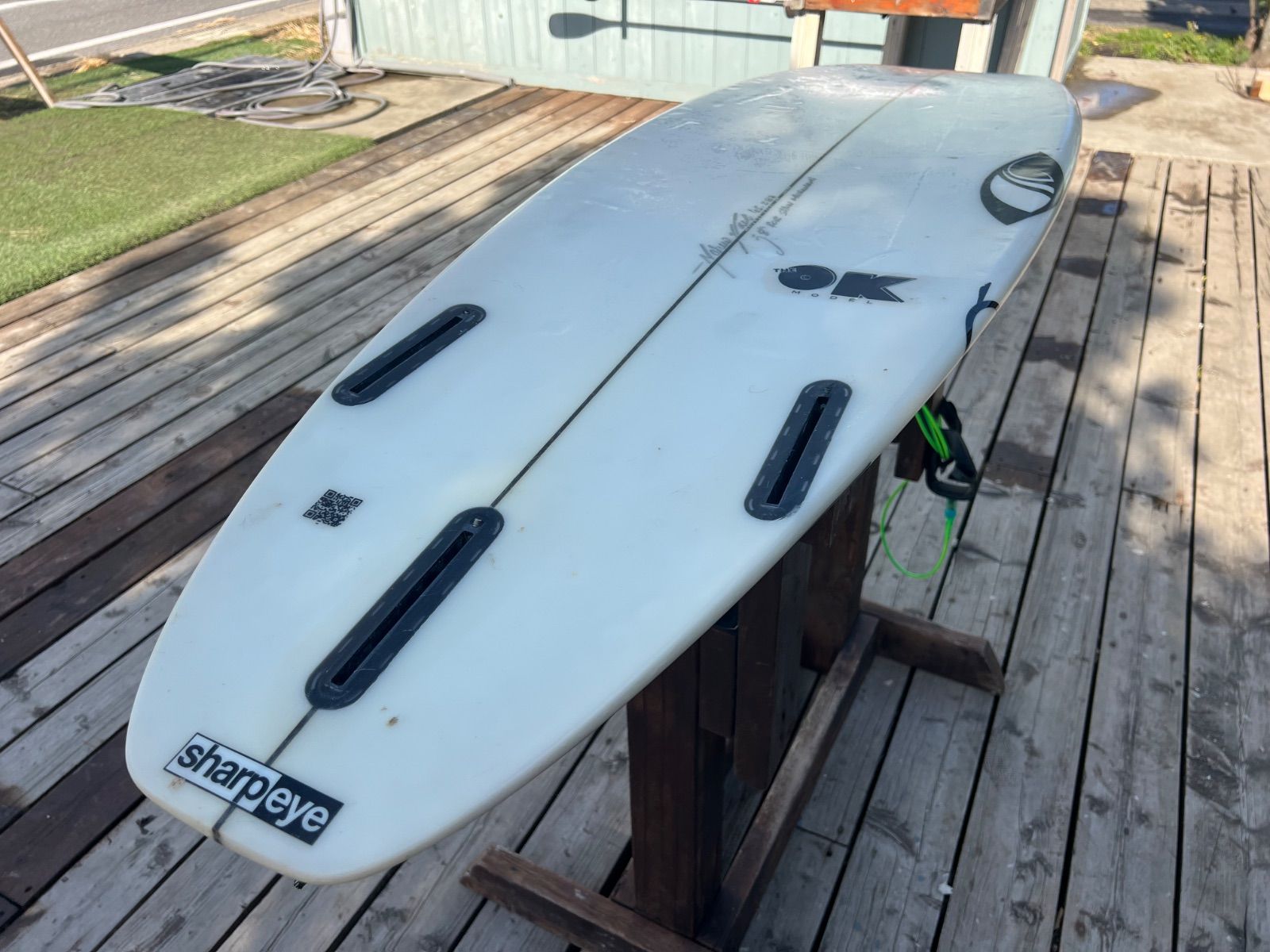 中古ジャンク品 Sharp Eye Surfboard OK 5`8 x 18.21 x 2.25 @22.8L