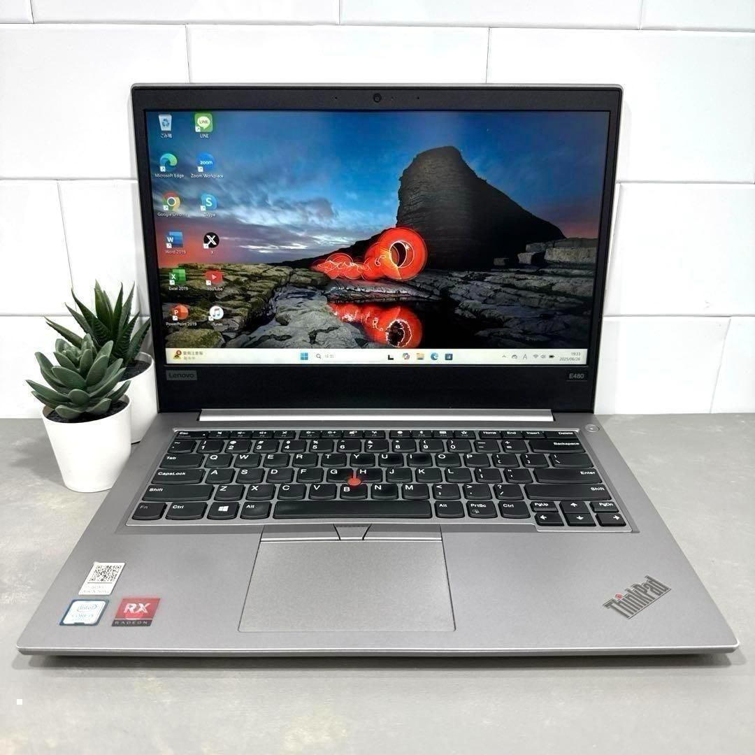【高性能】Thinkpad E480☘8世代i5☘️メモリ16☘️NVMe512 高性能】Thinkpad E480☘8世代i5☘️メモリ16☘️NVMe512 - メルカリ