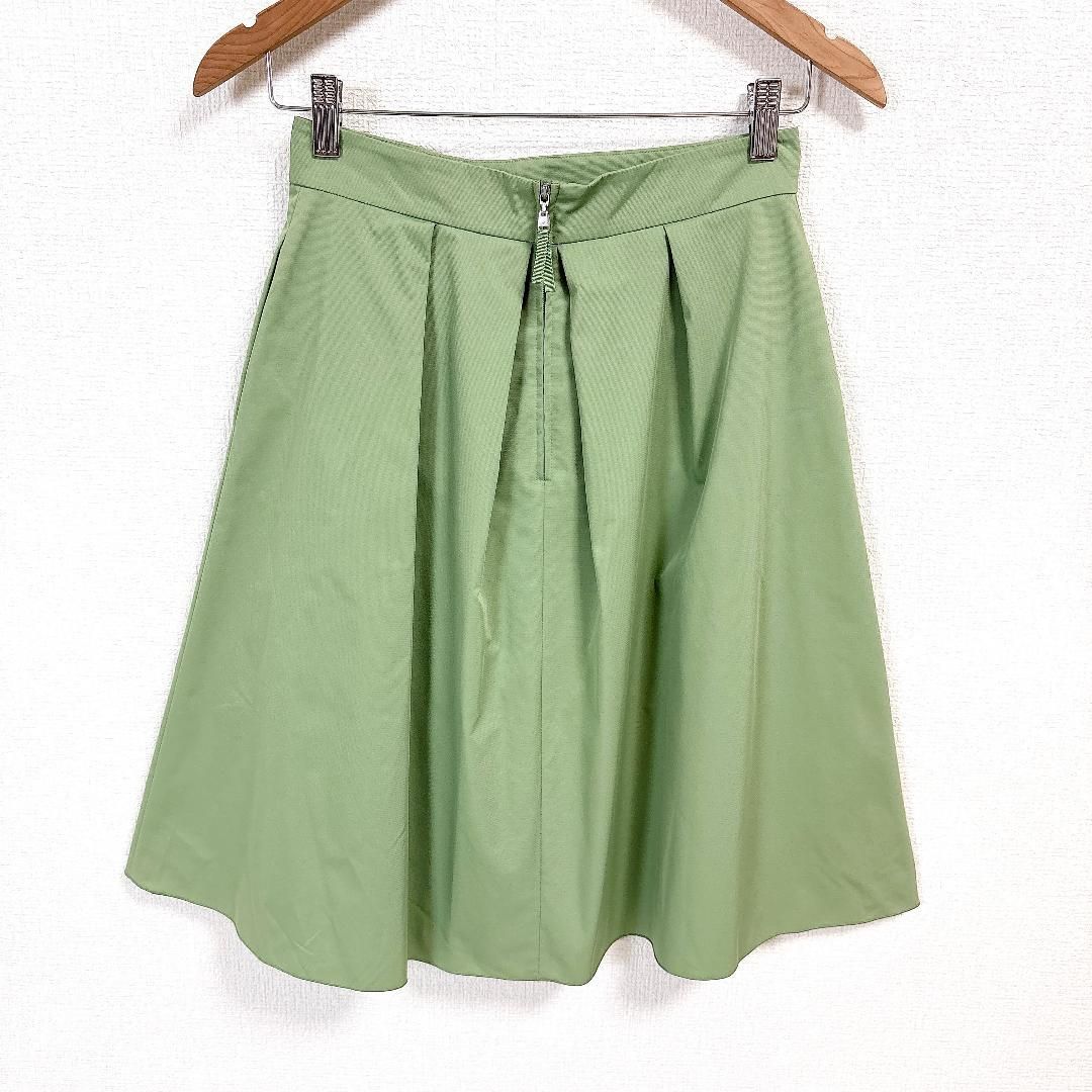 美品】 FOXEY NEW YORK フレアスカート 40 ライムグリーン - メルカリ
