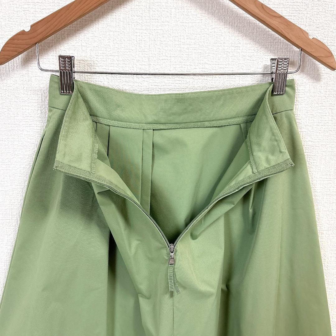 美品】 FOXEY NEW YORK フレアスカート 40 ライムグリーン - メルカリ
