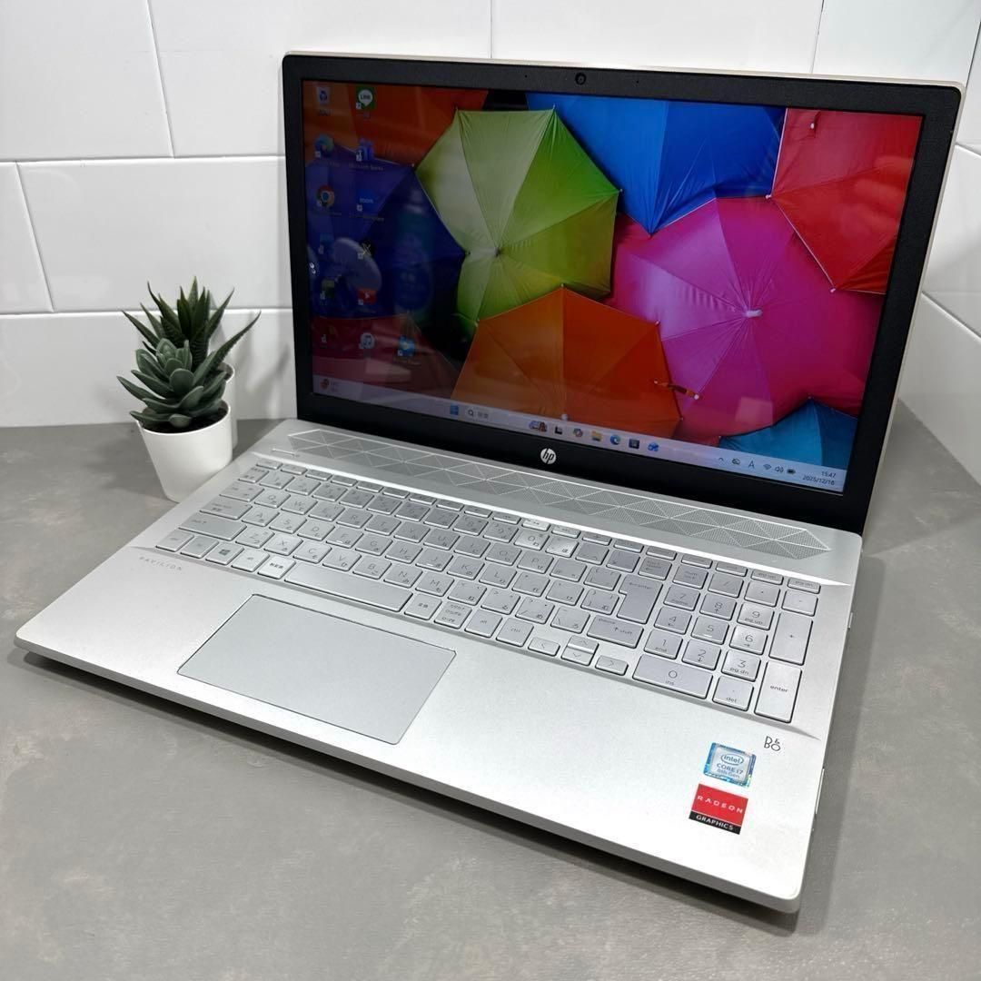高性能】HPPavilionモダンゴールド☘8世代i7NVMe256+1TB - メルカリ
