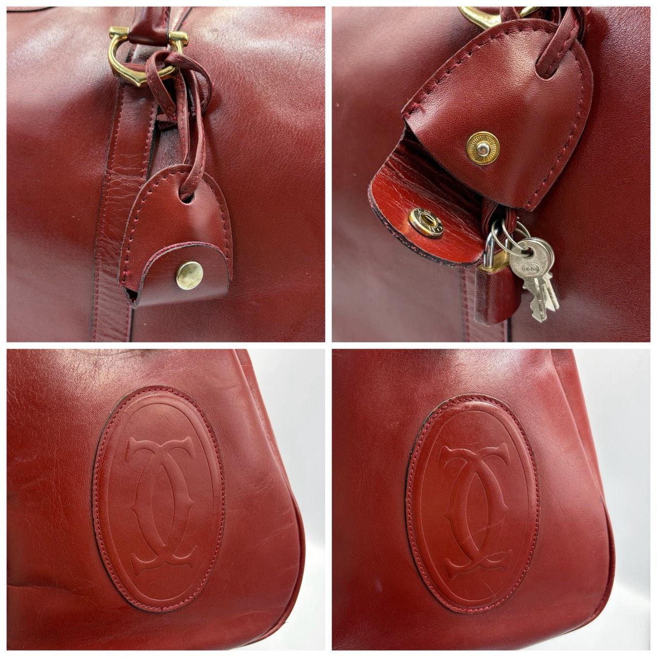 良品✤大容量【Cartier／カルティエ】ボストンバッグ マストライン