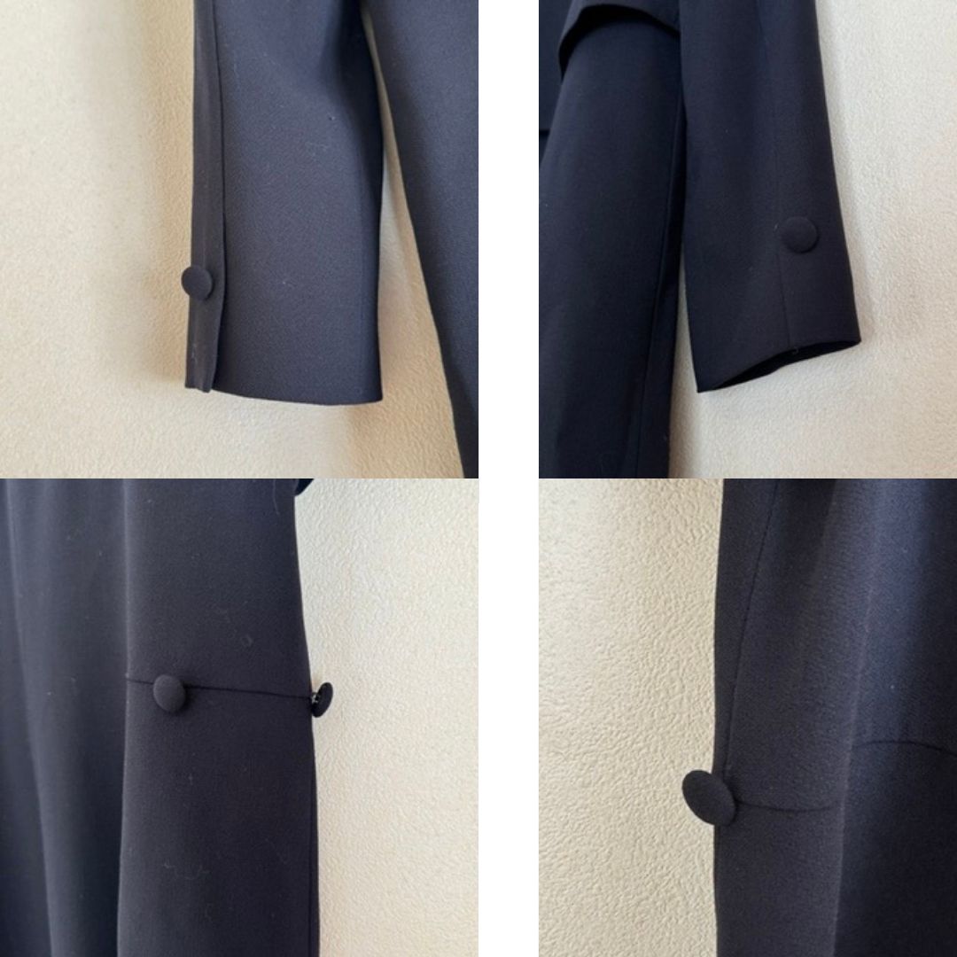 現行 ヌーヴコンフィニ マタニティ お受験スーツ 11号 L 濃紺 112200円