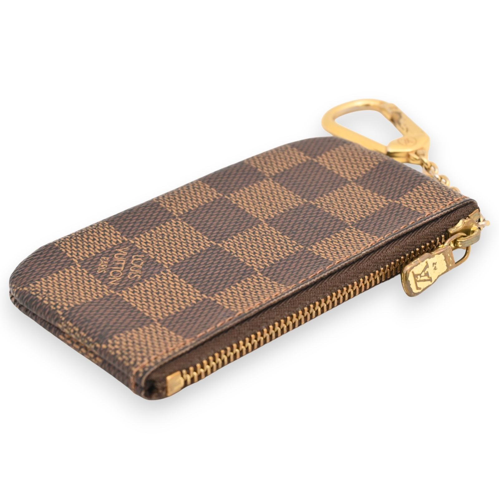 ルイヴィトン ダミエ エベヌ ポシェット クレ コインケース Bランク