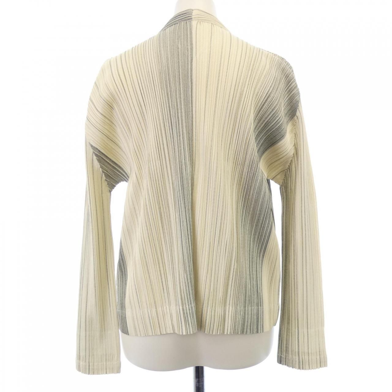 PLEATS PLEASE グラデーションカーディガン PLEATS PLEASE プリーツプリーズ グラデーションカーディガン サイズ:4