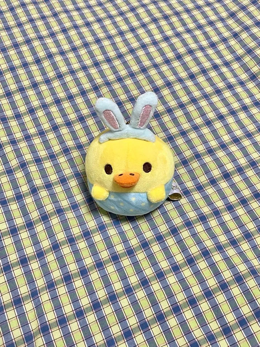 サン-X リラックマ 花畑の小さな赤ちゃん うさぎ テーマ キーイロイトリ キーホルダー ぬいぐるみ