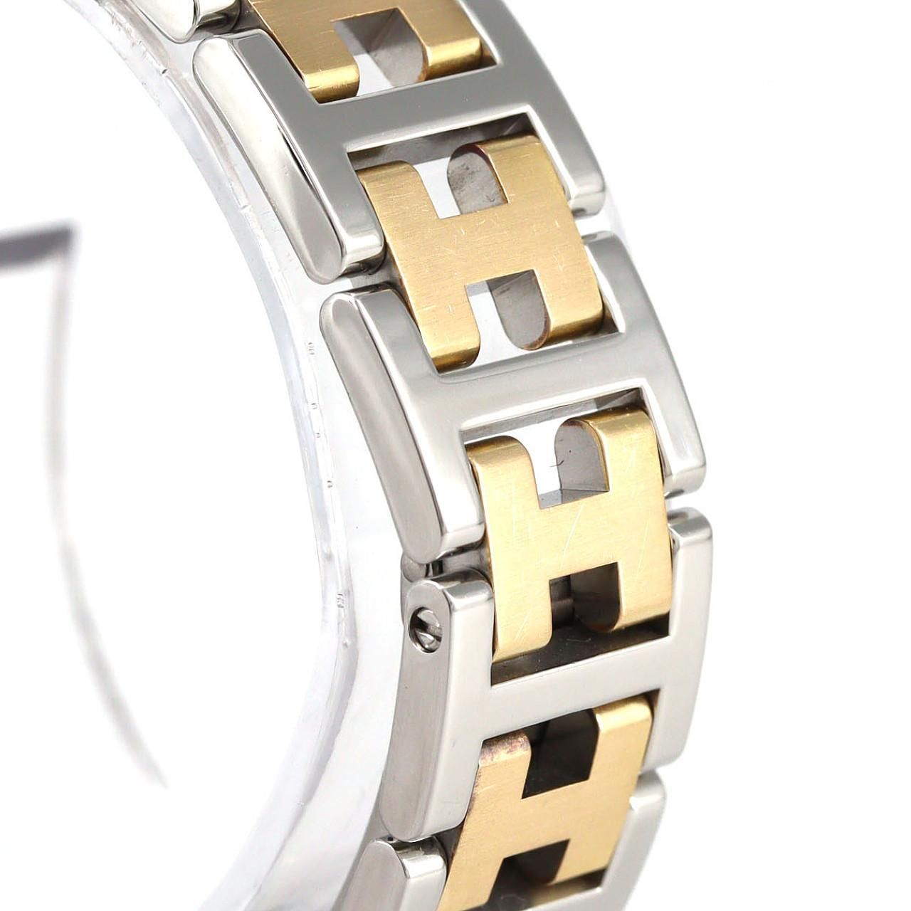 ★エルメス★クリッパー★SS/GP★コンビ★CL4.220★ゴールド★クォーツ エルメス クリッパー CL4.220 クォーツ Cal.- SS/GP SS/GP アイボリー