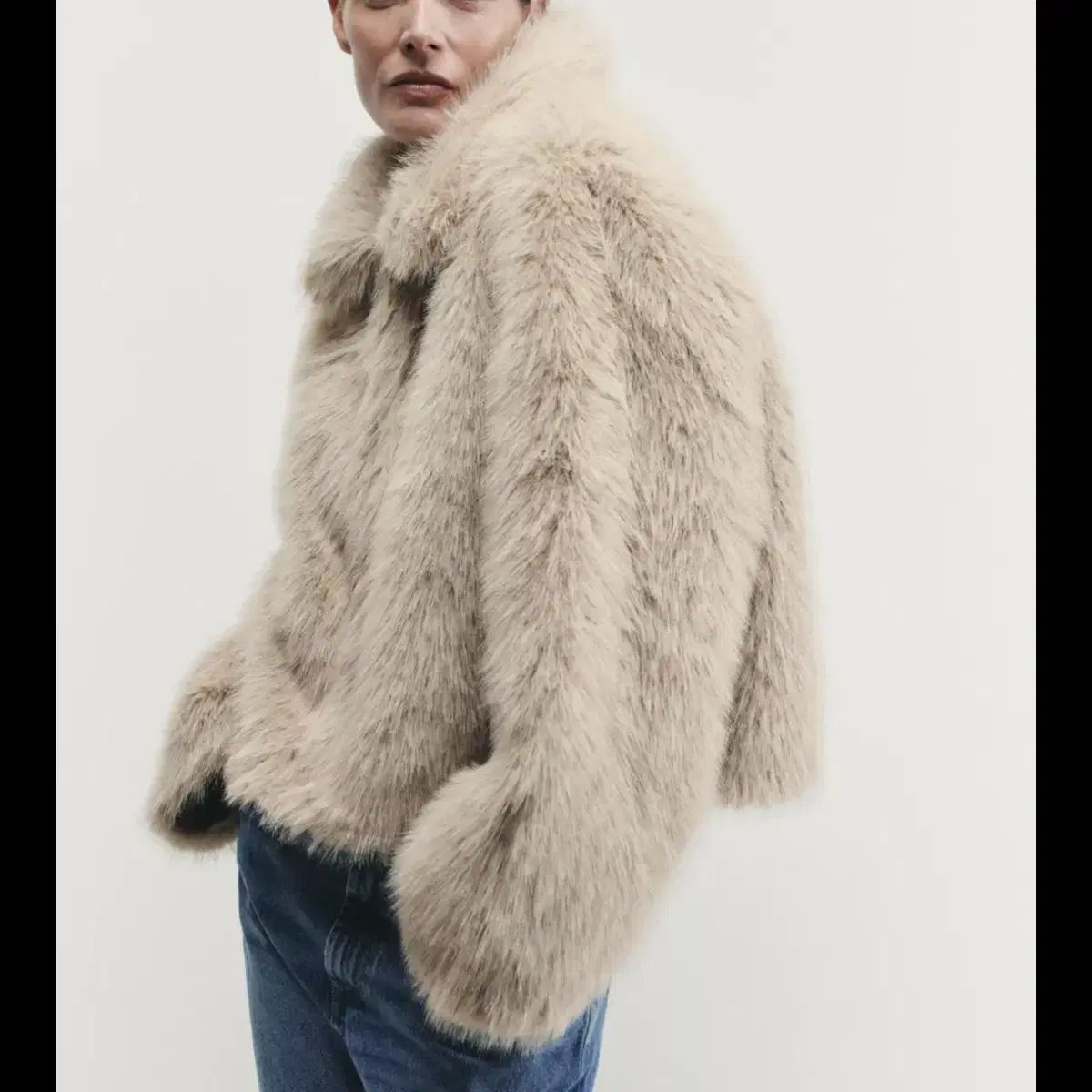 XS 新商品) ZARA ザラ フェイク ファー ダブル フェイス アウター