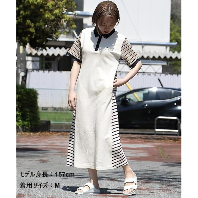 [クリフメイヤー] 冷感 リンクス カノコ ポロ ワンピ レディース MEDIUM カラフル
