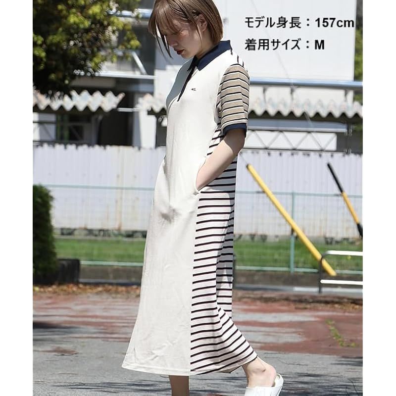 [クリフメイヤー] 冷感 リンクス カノコ ポロ ワンピ レディース MEDIUM カラフル