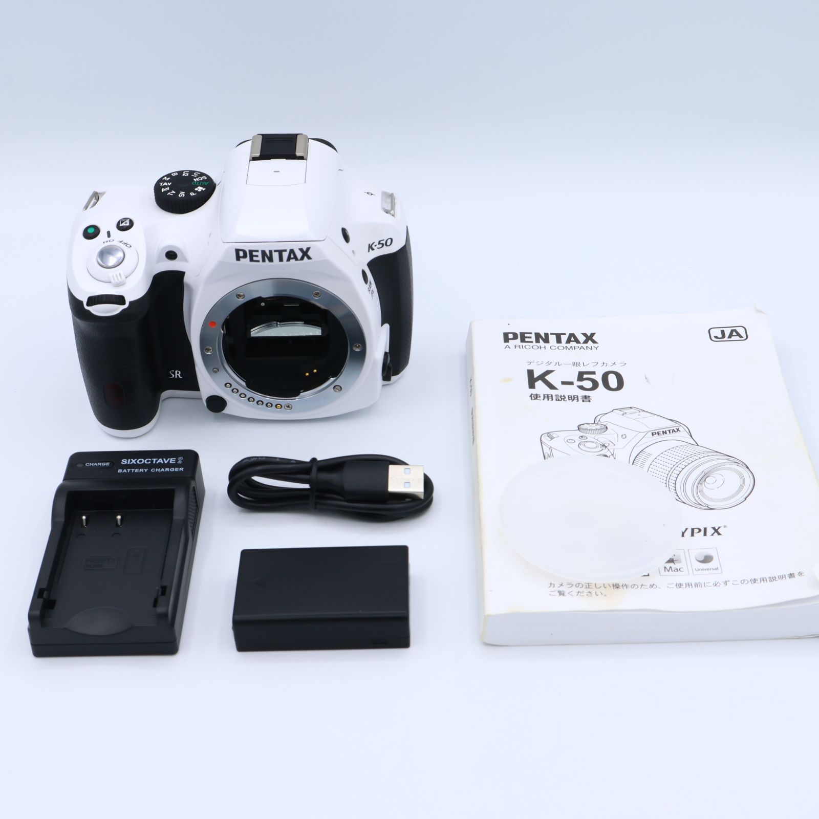 PENTAX ペンタックス デジタル一眼レフ PENTAX K-50 ボディ ホワイト K
