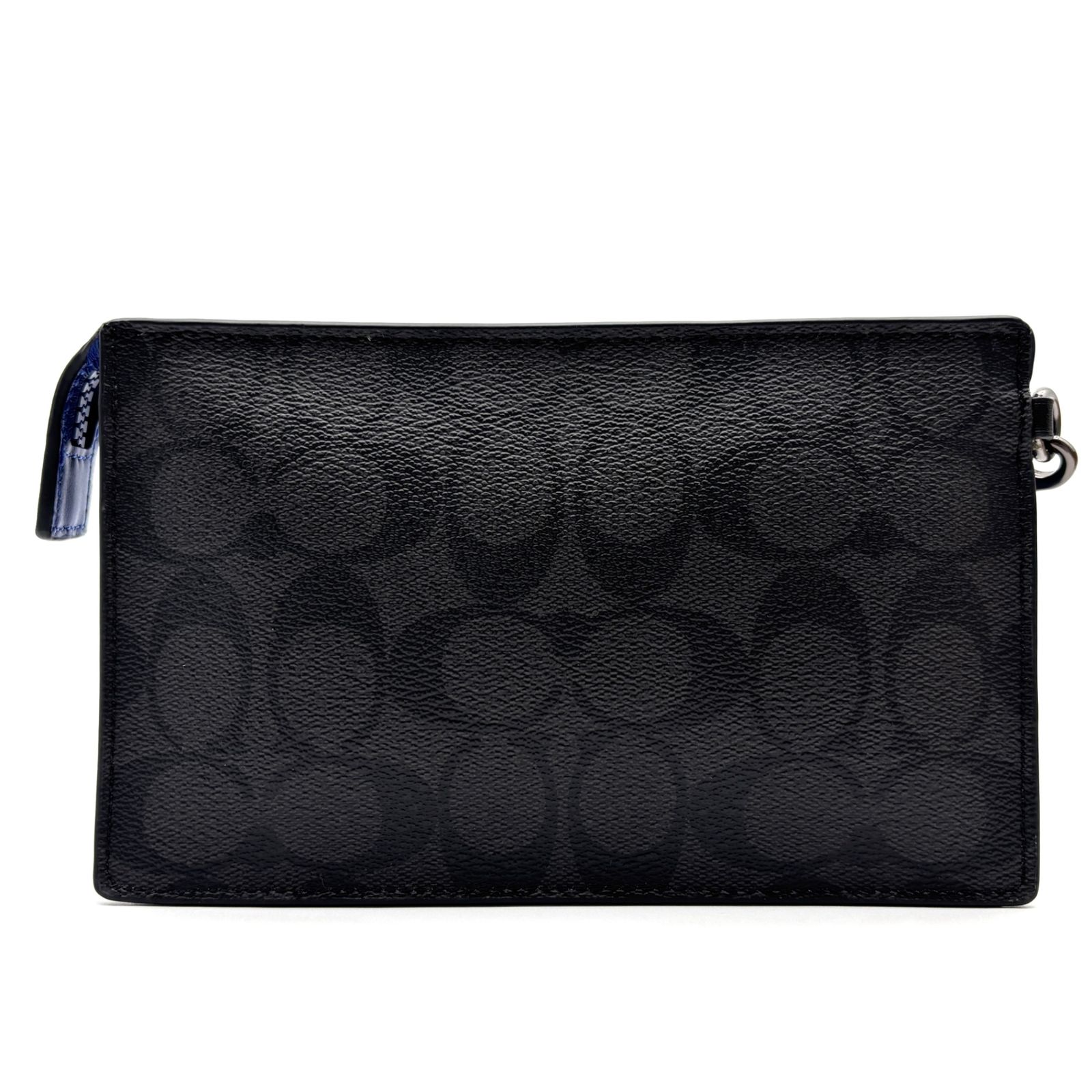 未使用に近い COACH コーチ リストレット クラッチバッグ シグネチャー 