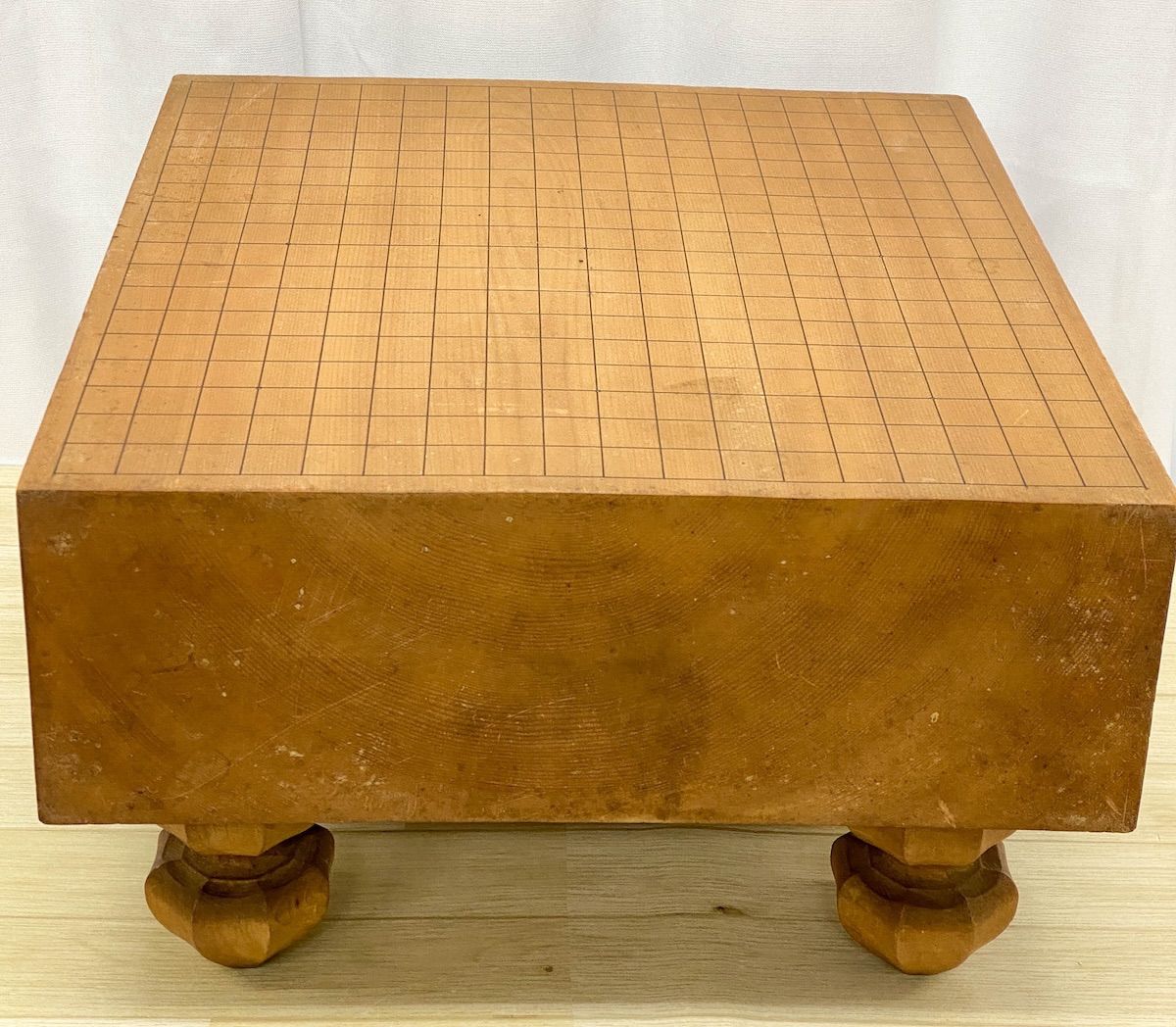 【送料込み】囲碁盤　木製　脚付 Amazon.co.jp: 将碁屋: 足付碁盤セット