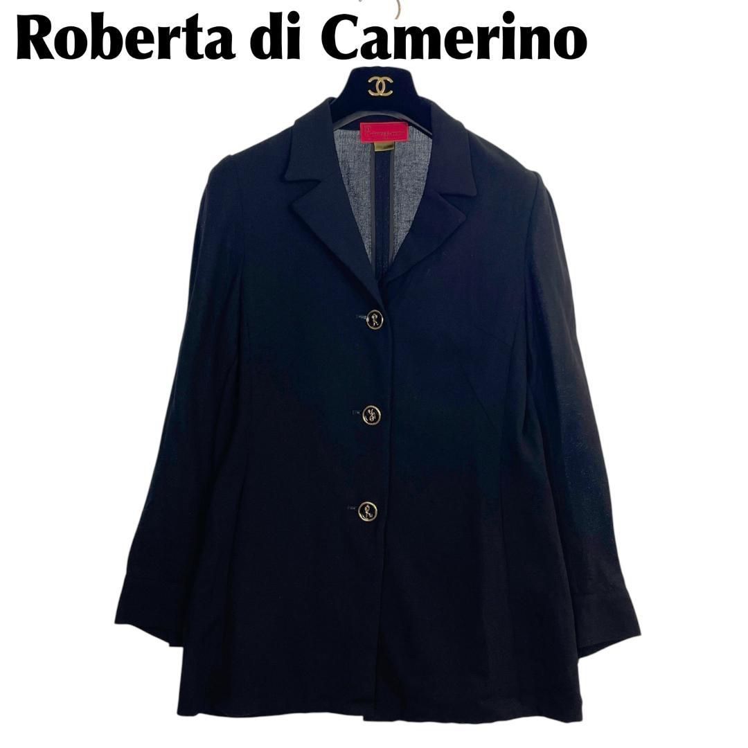 美品】Roberta di Camerino サマーウール ジャケット 38 黒 - メルカリ 