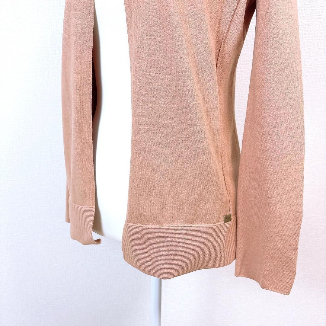 【美品】FOXEY NEW YORK 長袖カーディガン 38 無地 くすみピンク 美品】FOXEY NEW YORK 長袖カーディガン 38 無地 くすみピンク - メルカリ