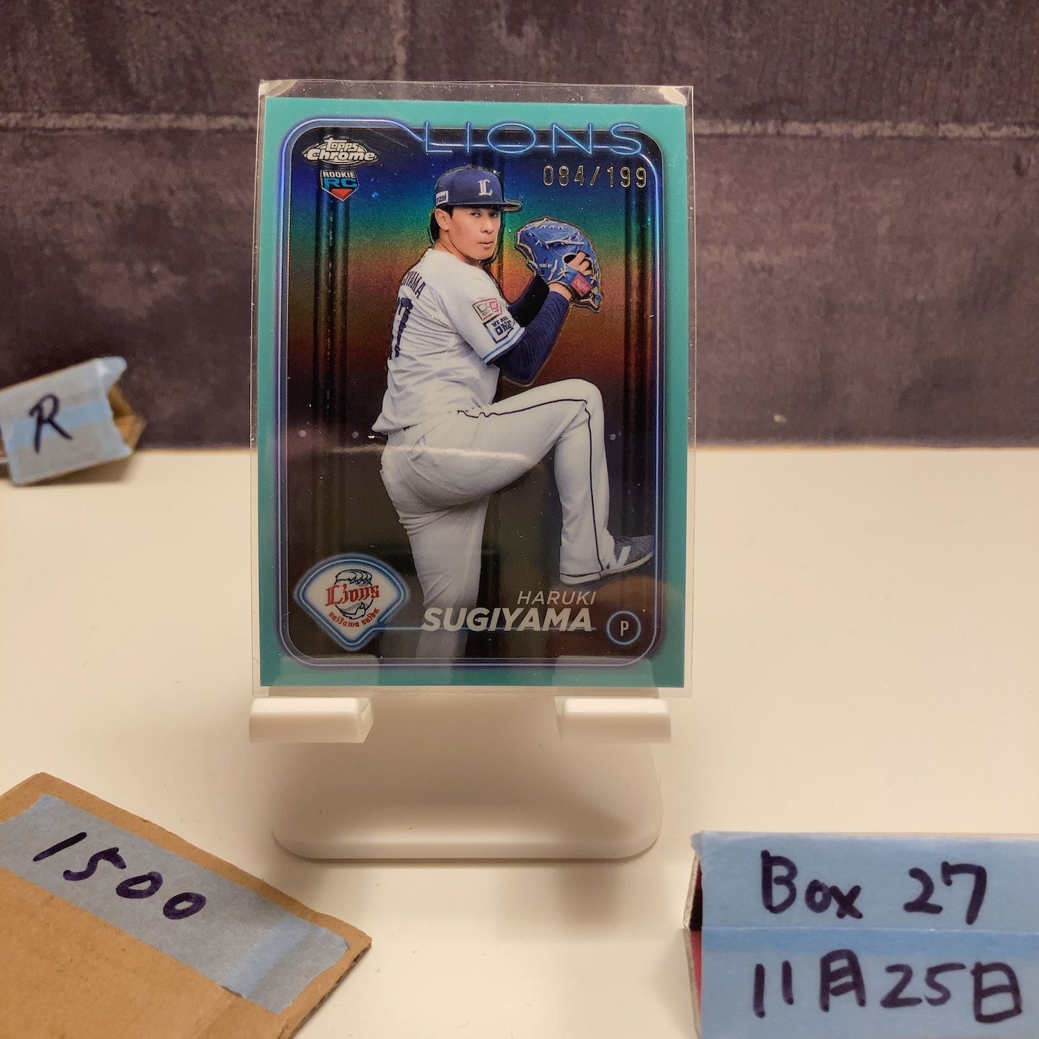 2024 Topps Chrome 杉山春樹 Haruki Sugiyama 埼玉西武 2024 Topps Chrome 杉山春樹 Haruki Sugiyama 埼玉西武