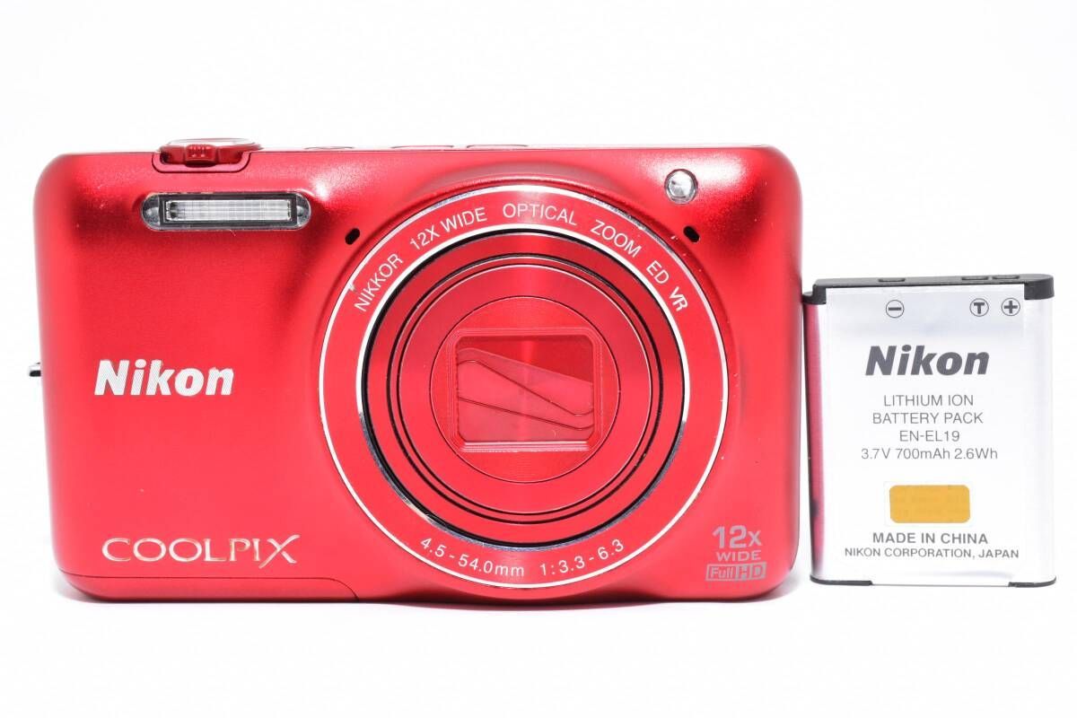 ☆ニコン Nikon COOLPIX S6600 レッド☆ W0113＃4039 - メルカリ