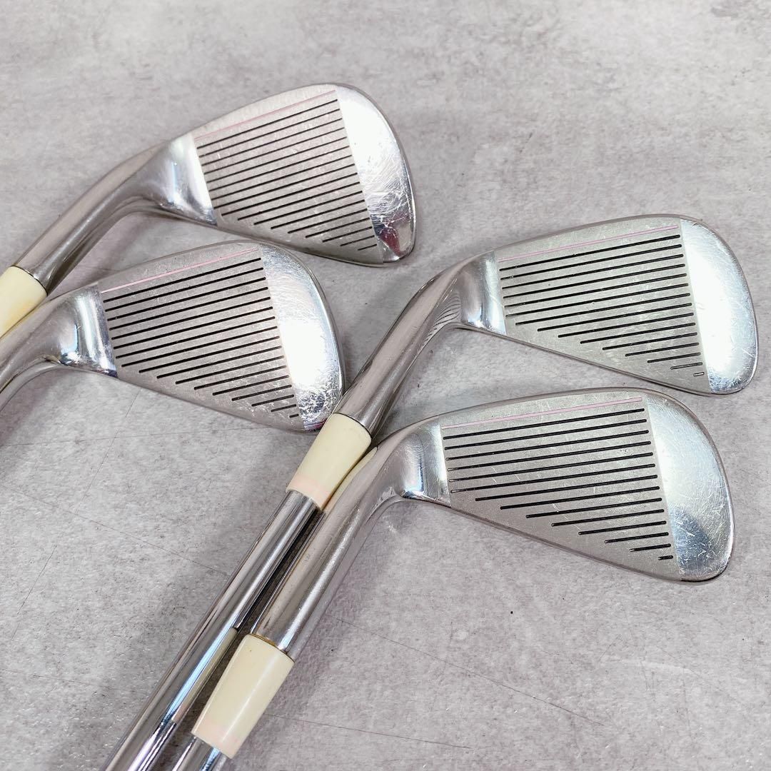 V897 ゴルフクラブ レディース セット 格安 赤 パーシモン 工場 練習 女子