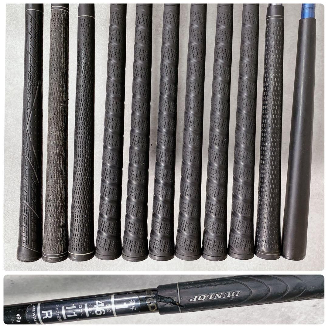 X899 ゼクシオ 他 ゴルフクラブ メンズ フルセット 黒 スタンド 初心者