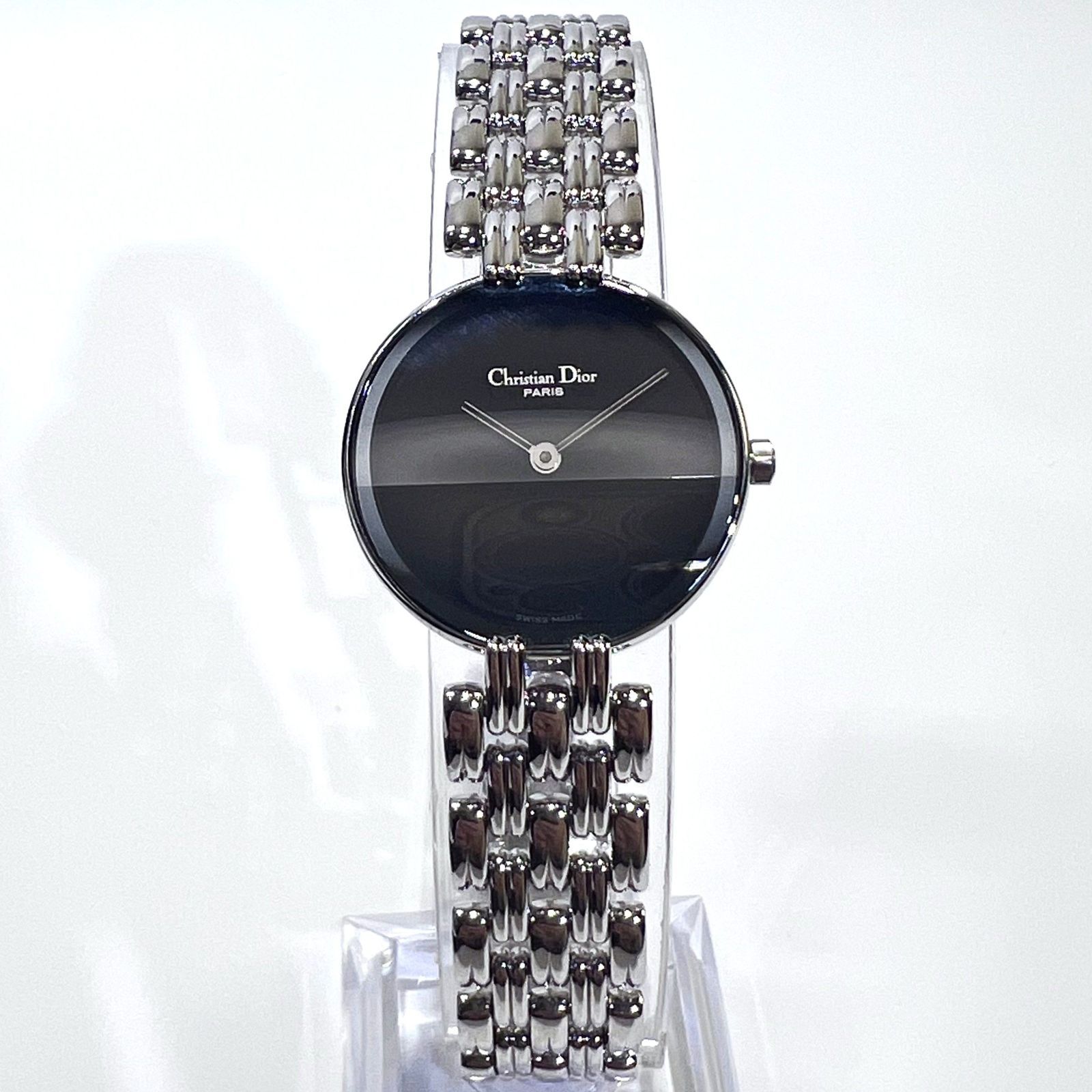 Christian Dior クリスチャン ディオール バギラ 黒文字盤 クオーツ