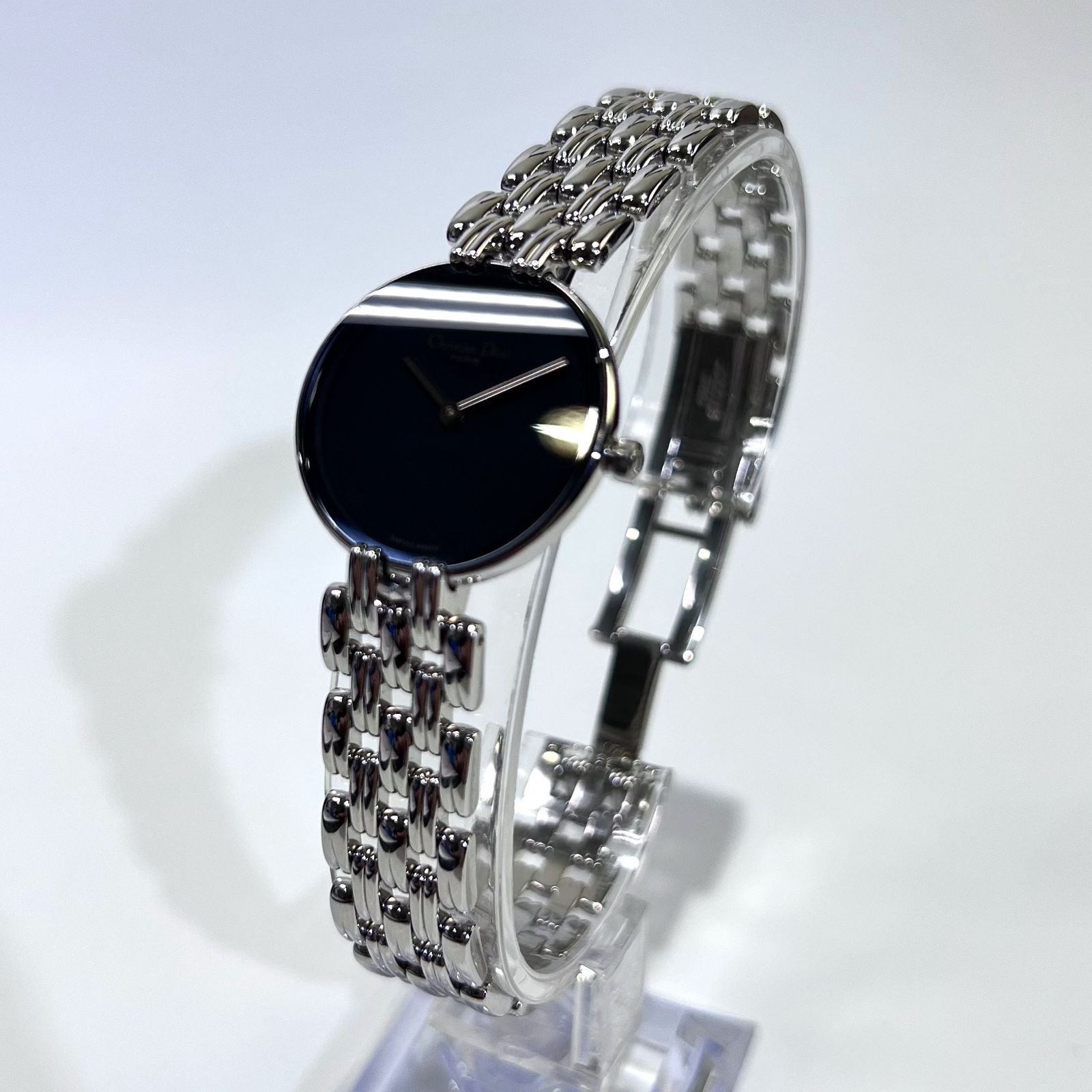 Christian Dior クリスチャン ディオール バギラ 黒文字盤 クオーツ