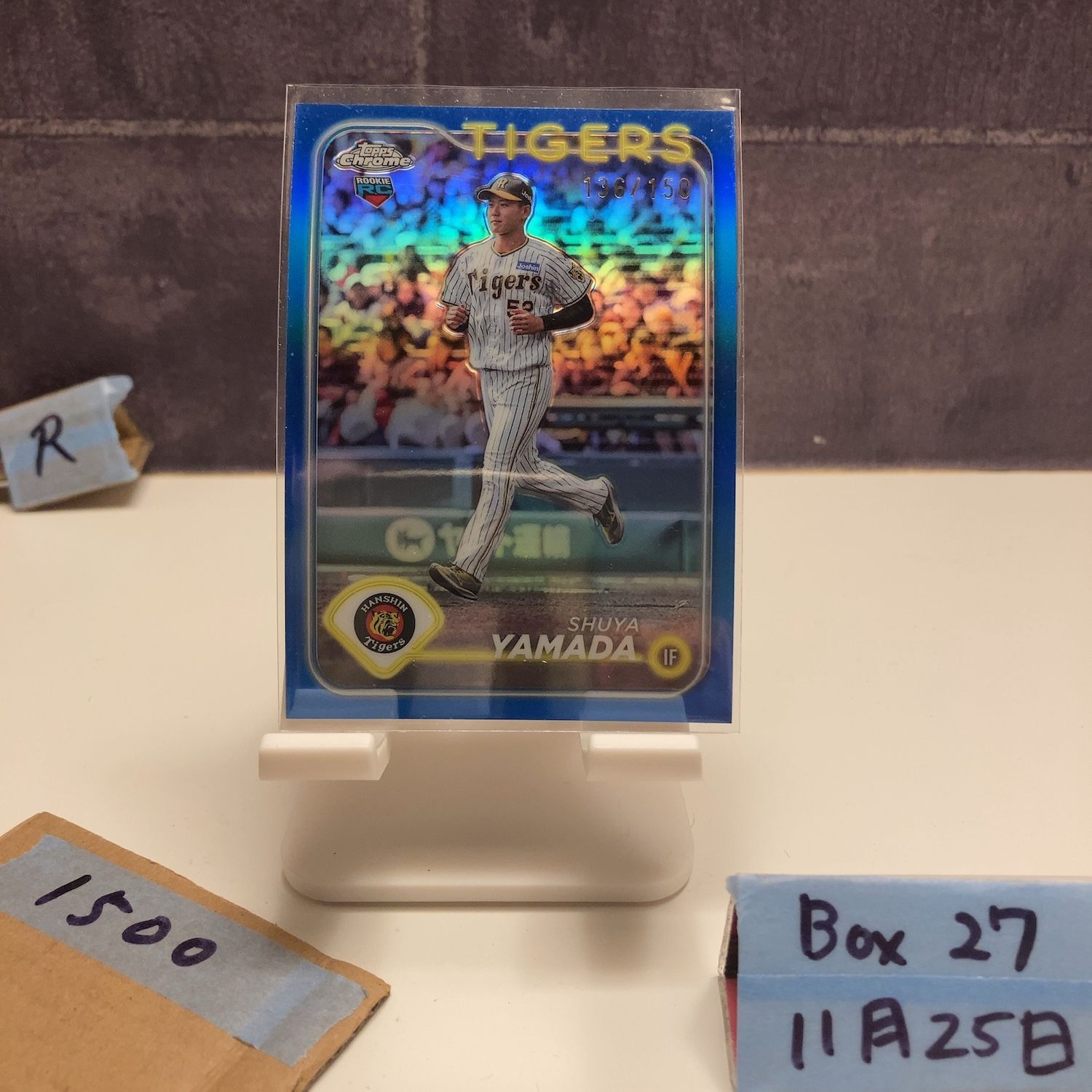 2024 Topps Chrome Nippon Pro 山田修也 Shuya Yamada 136/150 阪神