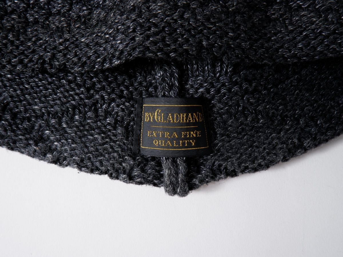 GLAD HANDグラッドハンド ISLANDS KNIT CAP 硫化インディゴ黒染め