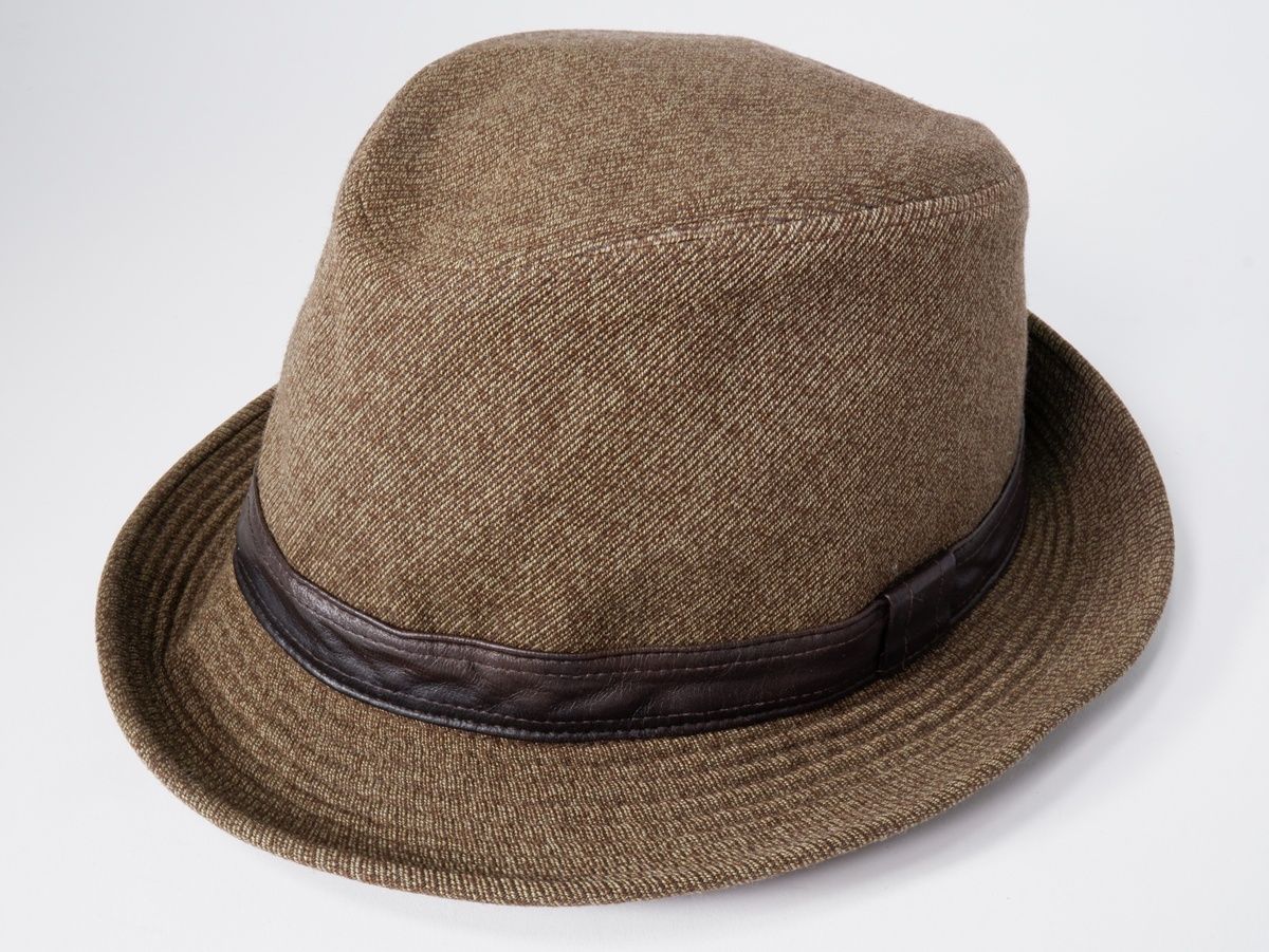 HERMESエルメス メンズ レザーテープ ウールハット【60】【MHWA80600