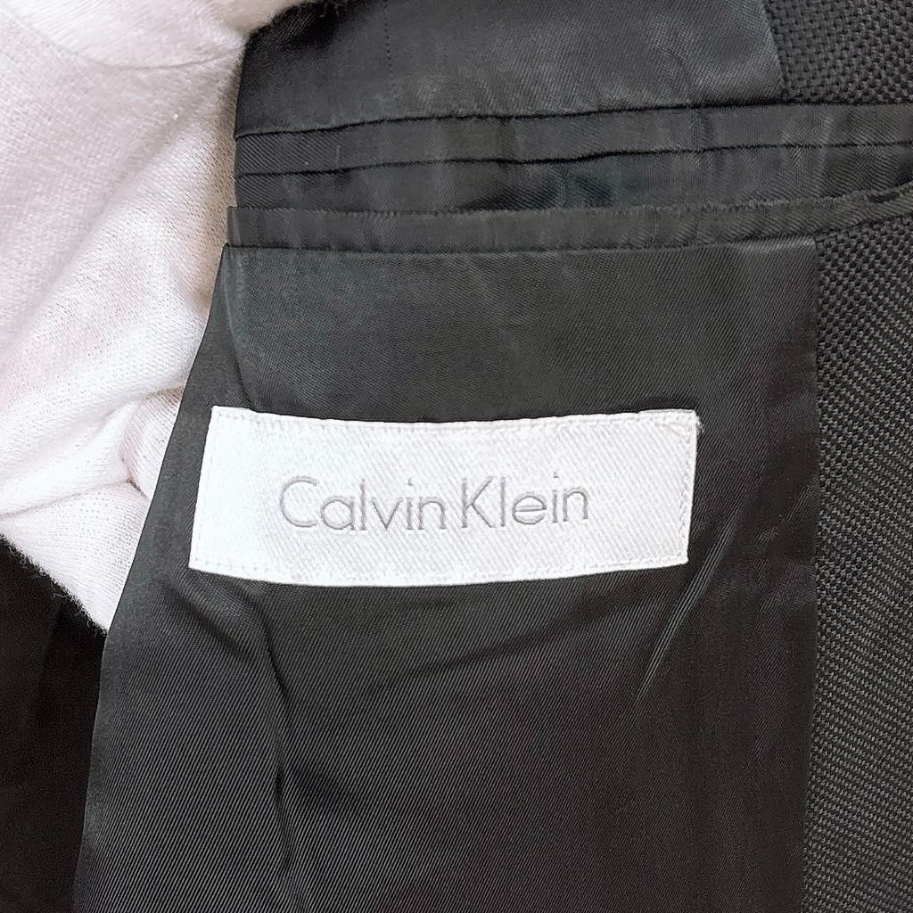 美品】Calvin Klein メンズ スーツジャケット 34 メッシュ 黒 - メルカリ