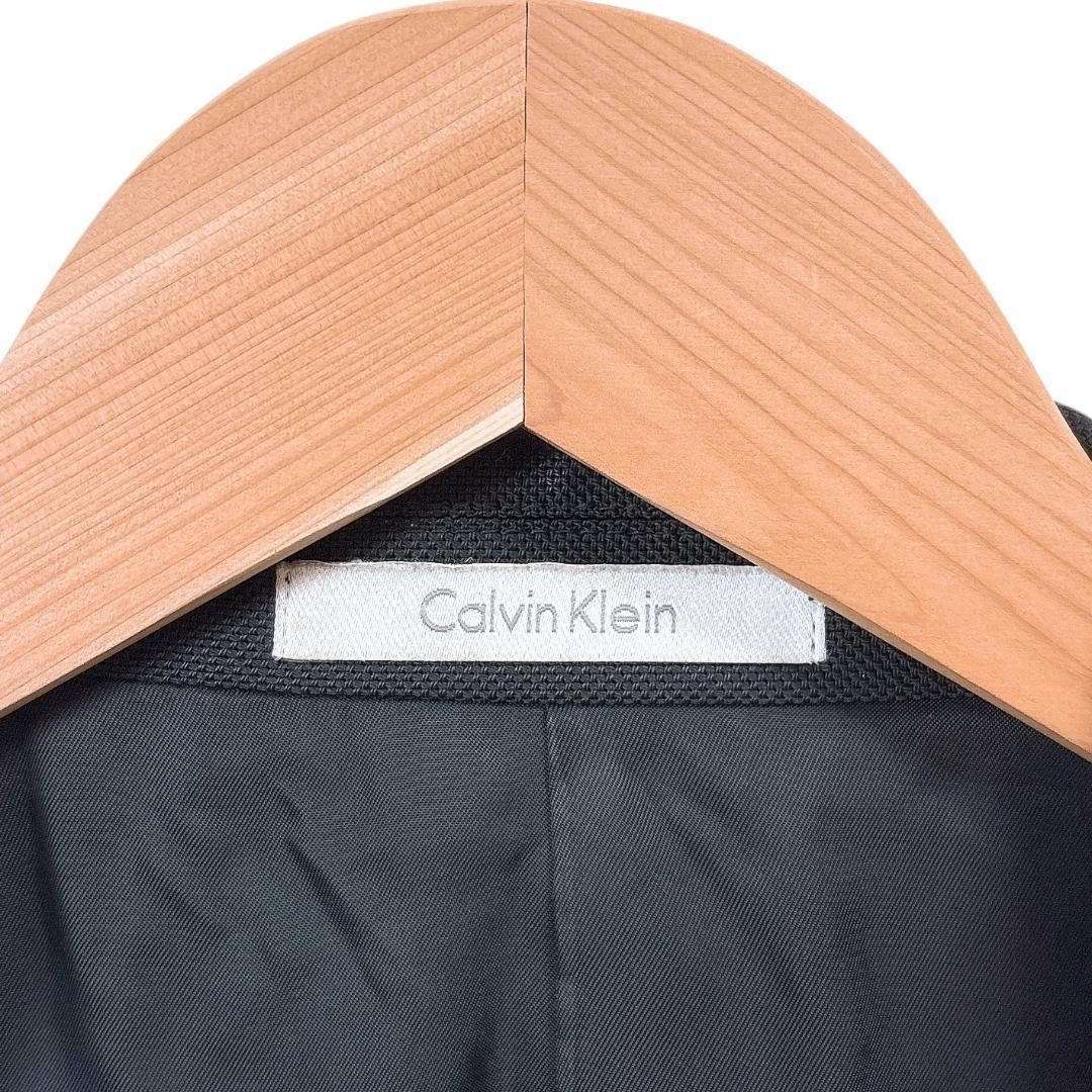 美品】Calvin Klein メンズ スーツジャケット 34 メッシュ 黒 - メルカリ