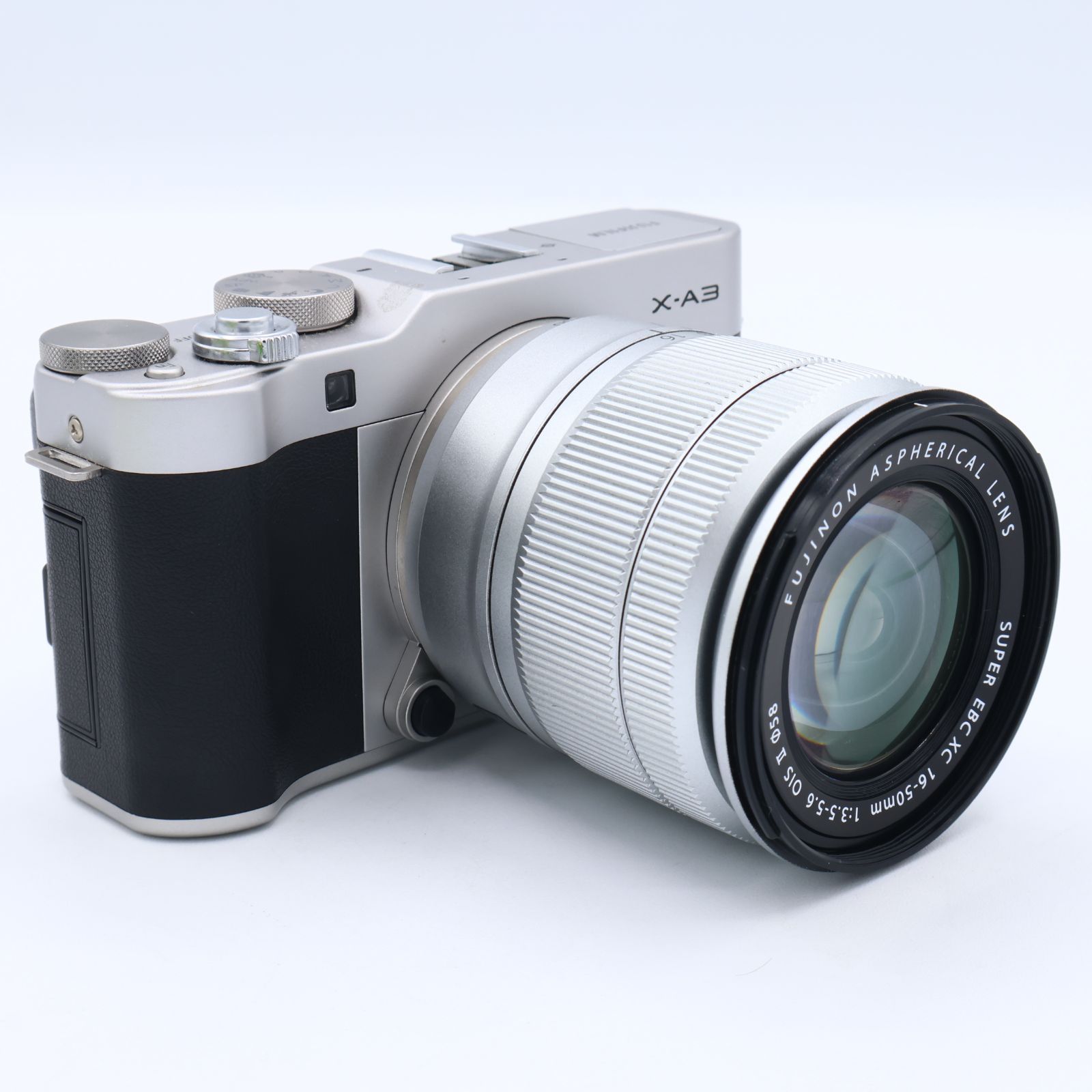 富士フイルム FUJIFILM ミラーレス一眼 X-A3 レンズキット シルバー X