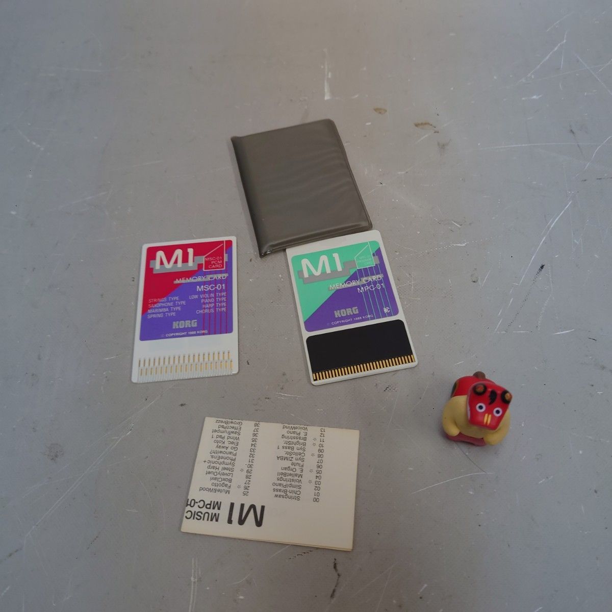 KORG M1 MPC-01 MSC-01 メモリーカード 動作品 音色拡張カード