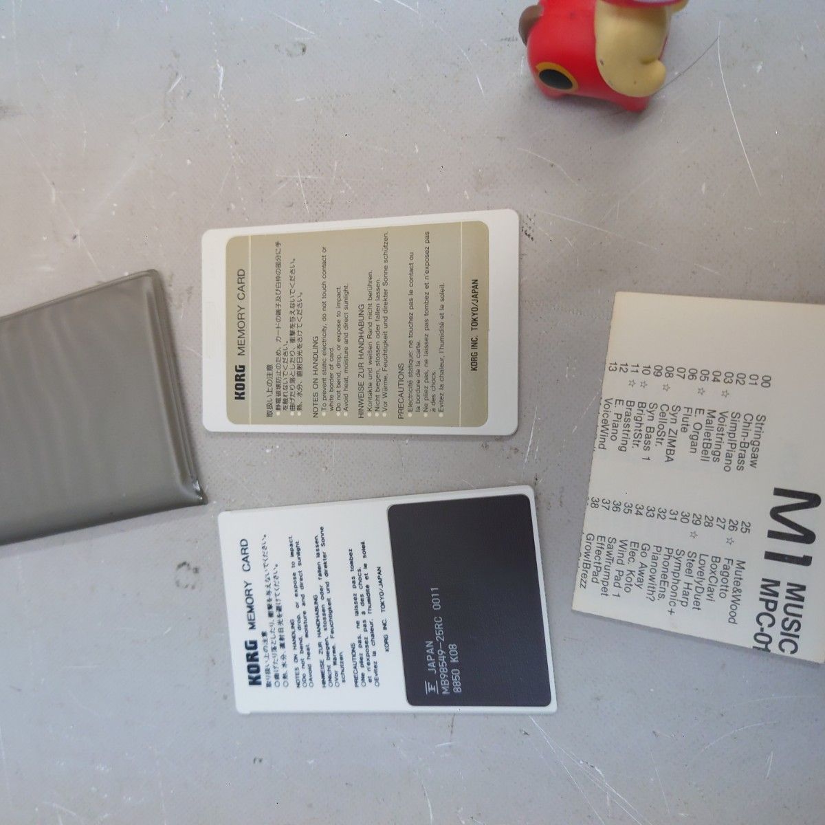 KORG M1 MPC-01 MSC-01 メモリーカード 動作品 音色拡張カード