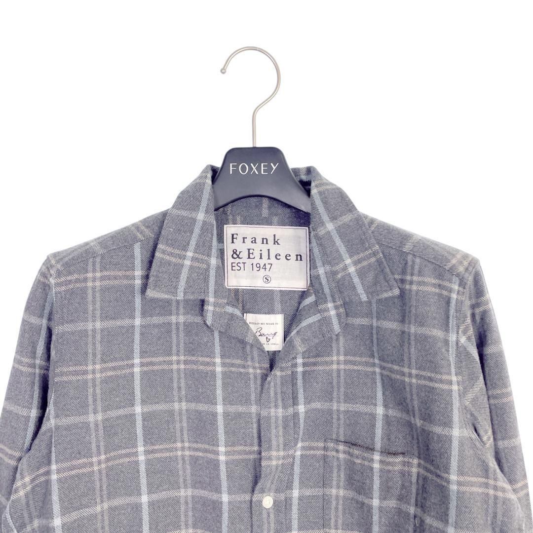 【美品】 Frank＆Eileen 長袖スキッパー ネルシャツ XXS ベージュ 美品】 Frank＆Eileen S 長袖 スキッパー ネルシャツ グレー - メルカリ