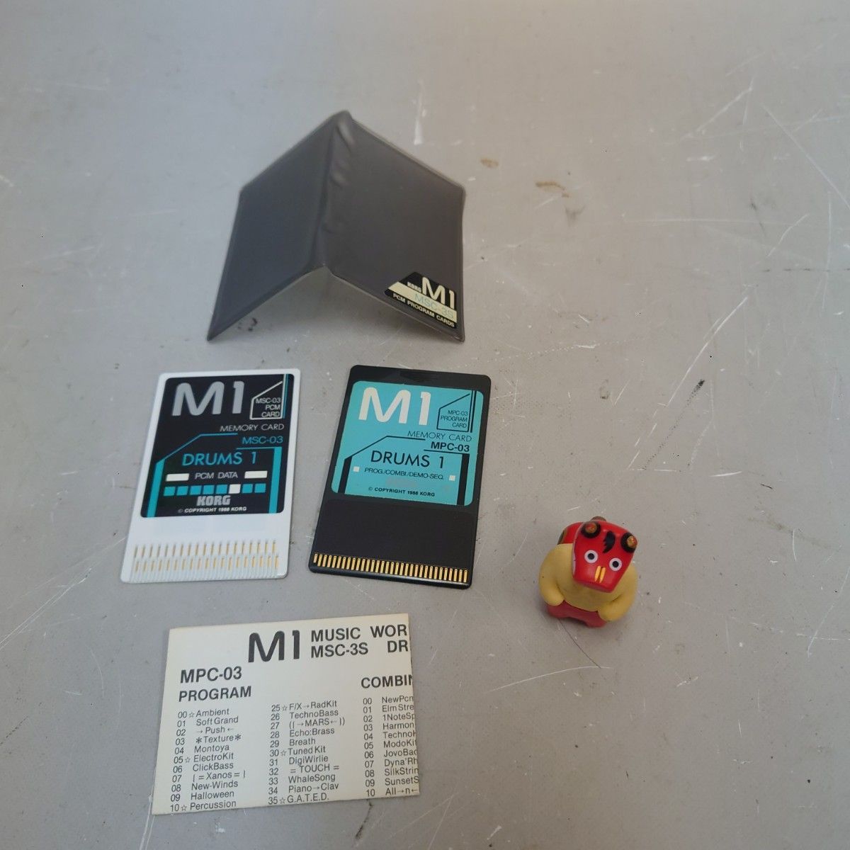 KORG M1 MPC-03 MSC-03 DRUMS 1 メモリーカード 動作品 ドラム音色拡張